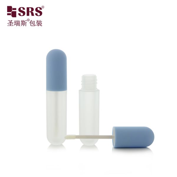 SLR022-5ML Round Bottom Tube With Dome Cap Lip Gloss Bottle Packaging Wholesale Applicator