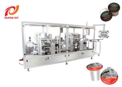 2 Lines CE SUNYI K Cup Coffee Capsule Filling And Sealing Machine
