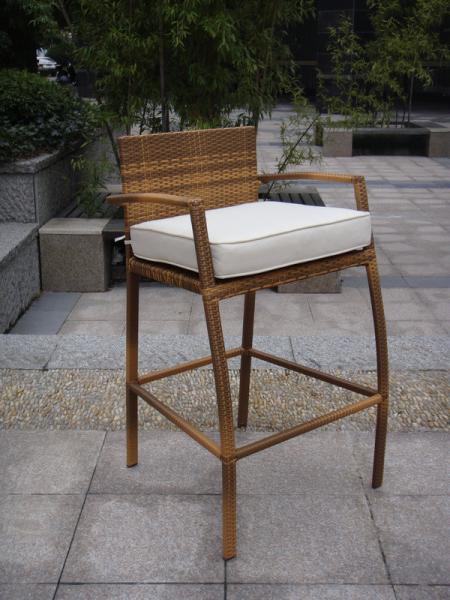 All Weather Waterproof Outdoor Garden Resin Wicker Bar Set