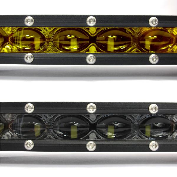 8 Inch 30W Slim LED Light Bar Single Row 5W White Amber Color Work Light for Off Road Truck Motorcycle 4X4 4WD SUV Jeep