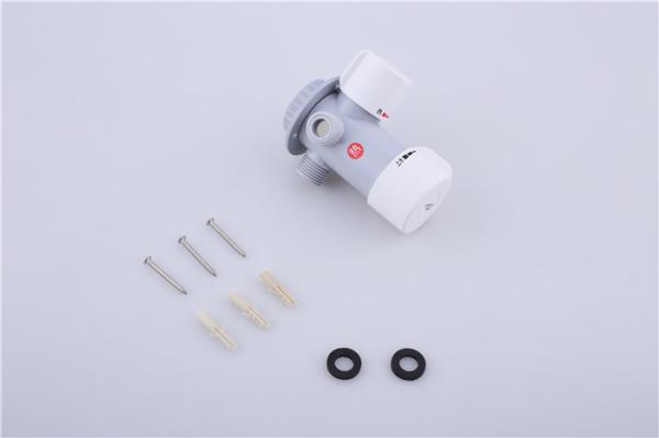 Bathroom Thermostatic Water Mixing Valve Anti Scalding Protection Brass T - Adapter