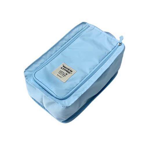 Travel Shoe Storage Custom Promotional Bags Double Layers For Several Pairs