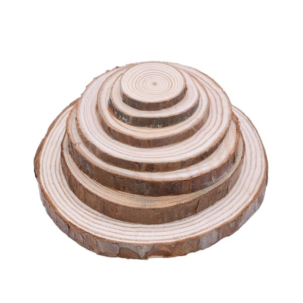 Куски незаконченных деревянных ремесел журнала 12cm коры естественные деревянные