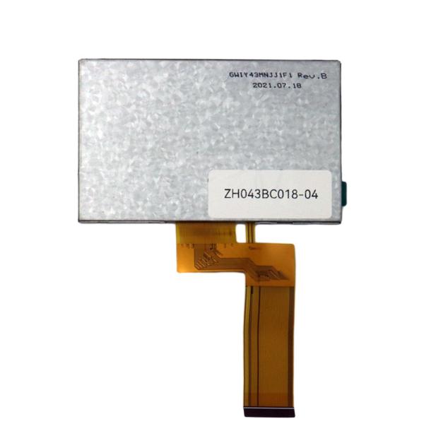 4.3 Inch Color TFT LCD Screen Modules 480x272 IPS 450nits Brightness