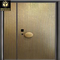 5mm Scratch Resistant Aluminum Clad Exterior Doors Classroom Contemporary Aluminium Front Doors