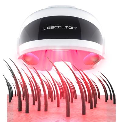 Casque de croissance des cheveux au laser Traitements de perte de cheveux Capillaire de repousse des cheveux au laser Hommes Femmes avec thérapie de lumière rouge