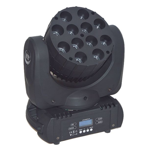 Disco Dj LED Moving Head Lights 12x10W , RGBW 4 In 1 High Power LED Wash Light