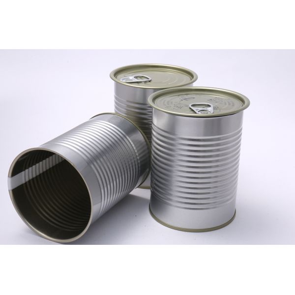 Purple Powder Tin Can 700ml Tall Metal Tins Cans For Canning Food