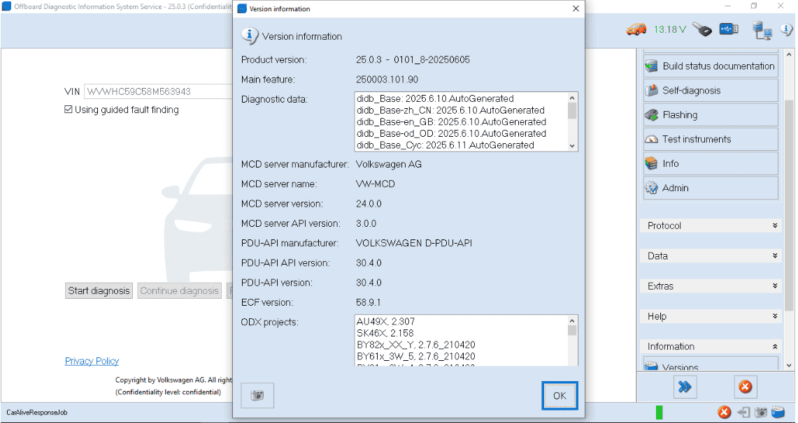 VAS6154A VAG Diagnostic Tool ODIS V25.03 and Engineering V19.0 Software Plus Lenovo T420 Laptop Ready to Use