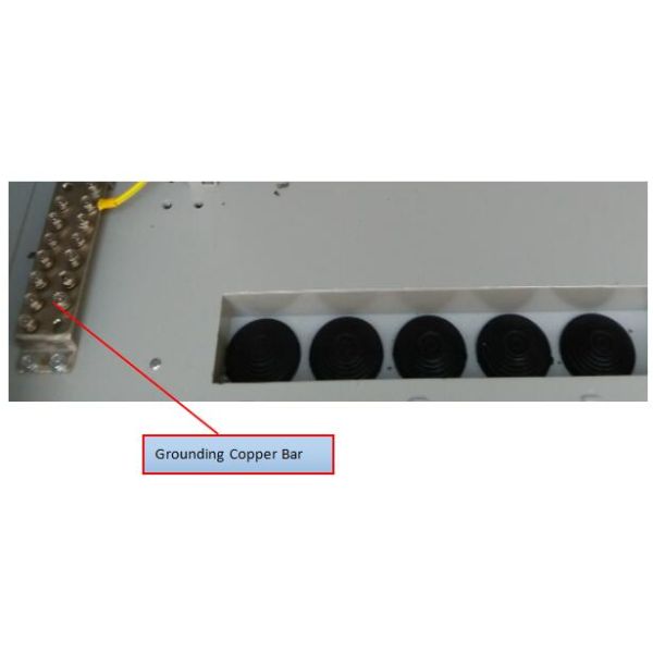 Заказной 4 полки батарейный шкаф уличный из оцинкованной стали 5% - 100% относительной влажности