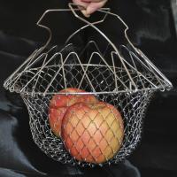 Métal 201 diamètre de 304 d'acier inoxydable paniers de friture/de panier 220mm casserole de puce