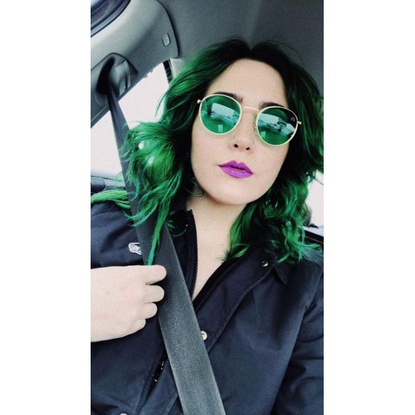 Eyewear терапией зеленого цвета 125*50*45mm для поднимать ваши духи