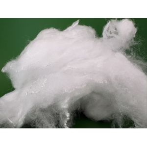 White , 3D*64MM , Flame Retardant Polypropylene Fiber  With Excellent Warmth