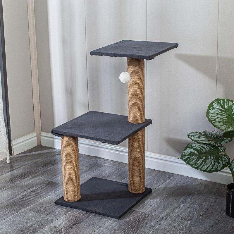 Multi Color Sisal Cat Climbing Tower Design 1/2/3 Layers for Customized Requirements