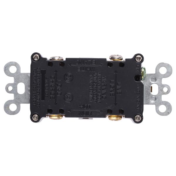 125V 20A Slim GFCI Electrical Outlet Self Test Grounding Fault Interruptor