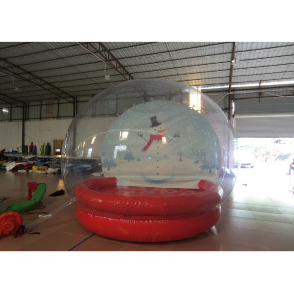 Брезент Pvc на открытом воздухе раздувного хрустального шара воздухонепроницаемый Dia3m украшений рождества