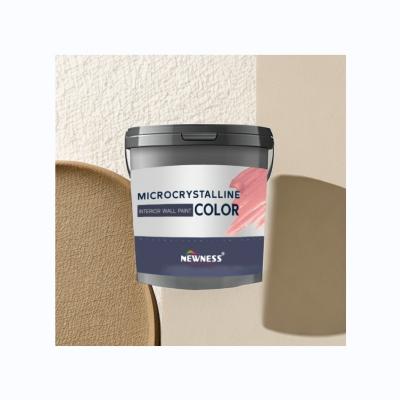 Pintura de parede interior de micro cristal acrílico para secagem rápida