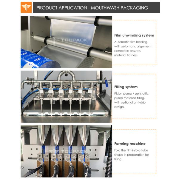 Multi-Function Automatic 4 Lane 6 Lane Multi-lanes Granule Coffee Milk Tea Powder Sachet Packaging Machine