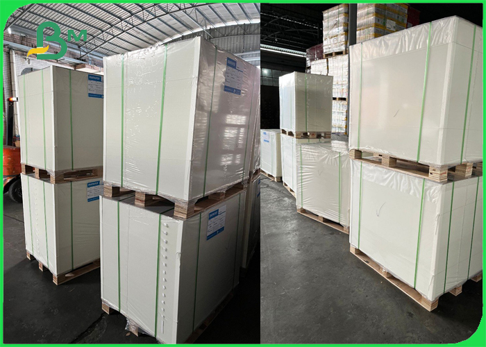 Food container cardboard Супер оптовый белый картон пищевого контейнера покрыл одно бортовое 215gsm