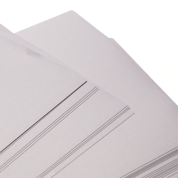 Luxurious Special Paper Self-adhesive Sticker Sheet Rough Texture Coarse Grainy Patterns Polar Ivory White Inkjet Printing A4