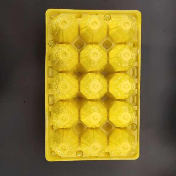 15 Hole Plastic Egg Packaging Egg Bottom Cover Separation Disposable Egg Tray