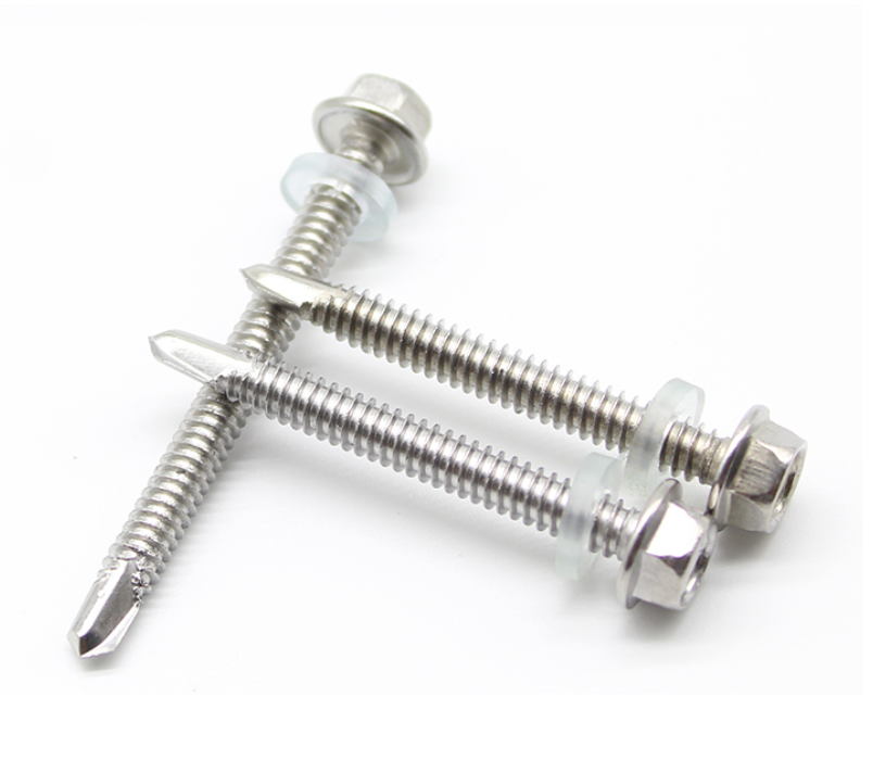 Винт сверла собственной личности наговора винта головки шайбы наговора толя нержавеющей стали 304 аксессуаров винта