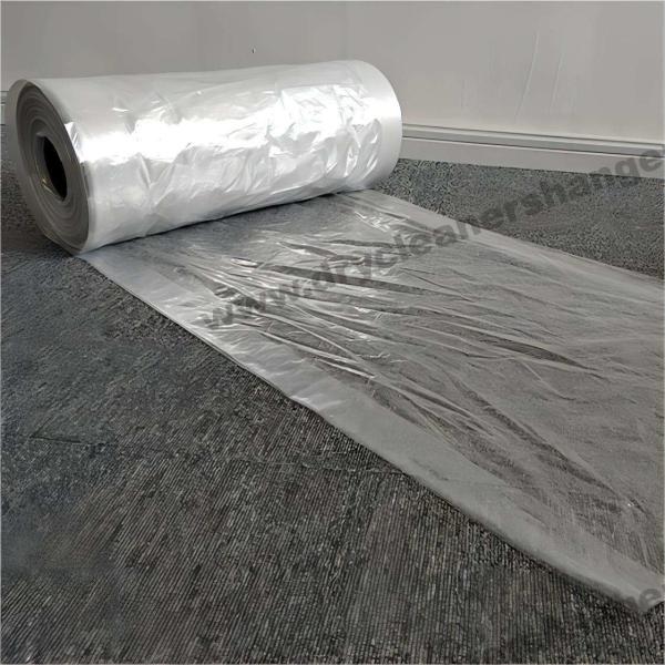 Disposable Dry Cleaner Garment Bags 0.75Mil Clear Plastic Garment Bags For Dry Cleaners
