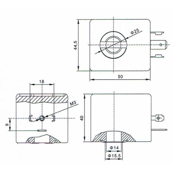 ASCO Type SCG353A047 SCG353A050 SCG353A051 400425 Solenoid Valve Coil