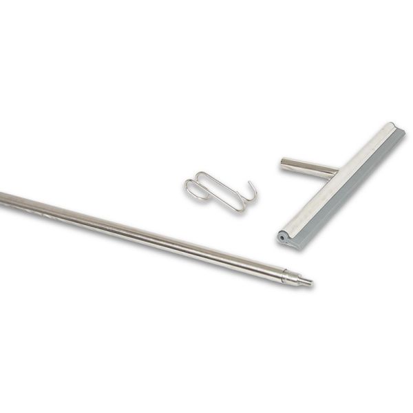 Commercial Window Wiper Squeegee Stainless Steel Floor Squeegee with Silicone Blade