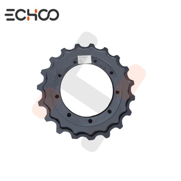La roue à roulettes d'entraînement s'adapte au composant du châssis de l'excavatrice Hitachi ZX27U