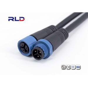 Водоустойчивый электрический мужчина соединителей штепсельной вилки и соединитель Пин женщины 2 водоустойчивый