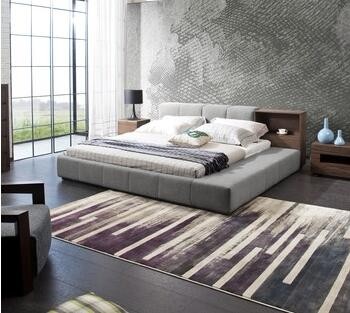 Modern European Design Wooden Furniture Bed