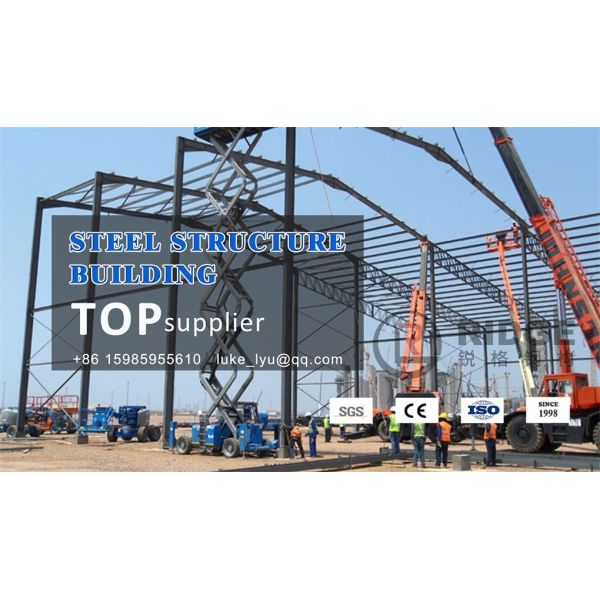 Casa de construcción prefabricada de acero ligero Diseño industrial Excelente resistencia sísmica Edificio prefabricado para almacenes