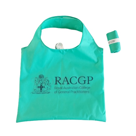 Recycled Material Foldable RPET Shopper Bag Custom Made With Pouch
