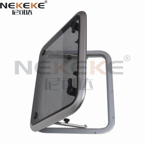 Rectangular Aluminum Marine Deck Hatches Boat Skylight Wear Resistance Custom Size
