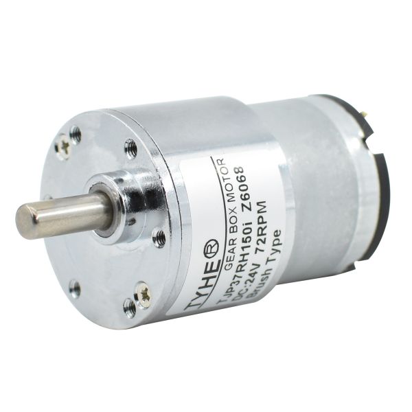 Permanent Magnet 12v Dc Gear Motor 300rpm 250rpm 100rpm 1Nm 2 Watt For Robot