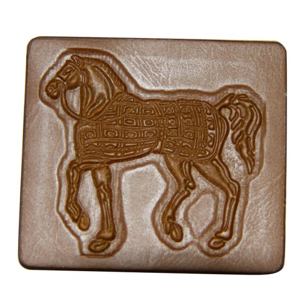 Embossed Jeans Leather Patches , Personalized Clothing Labels