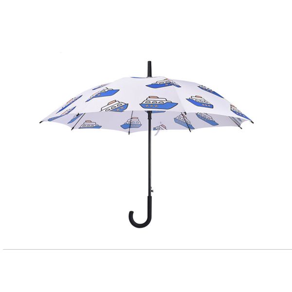 ポリエステル/繭紬の生地の女性の棒の傘、雨棒のゴルフ傘