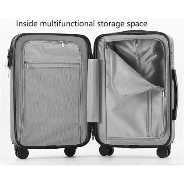 ABS Малый передний открытый носитель багажа Кабина спиннер багаж Классический дизайн