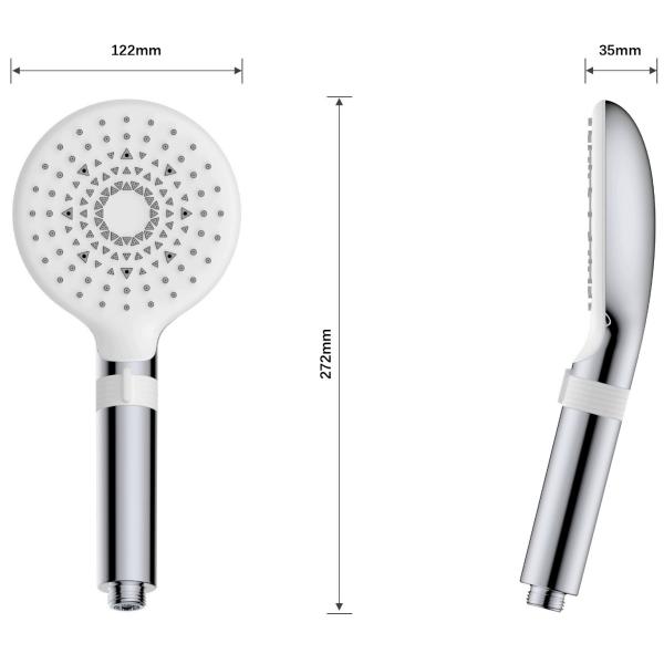 Easy To Install Universal Shower For Water Purification Chlorine Removal With Filter Element
