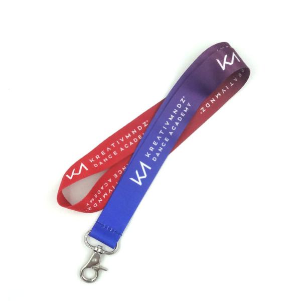 Free Design Artwork Dye Sublimated Lanyards For Camping Trade Show Exhibition Event