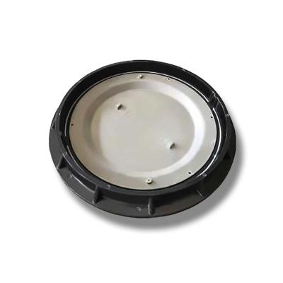 Molded SMC Composite Manhole Cover With Fiberglass Reinforcement For Roads Sidewalks And Green Areas