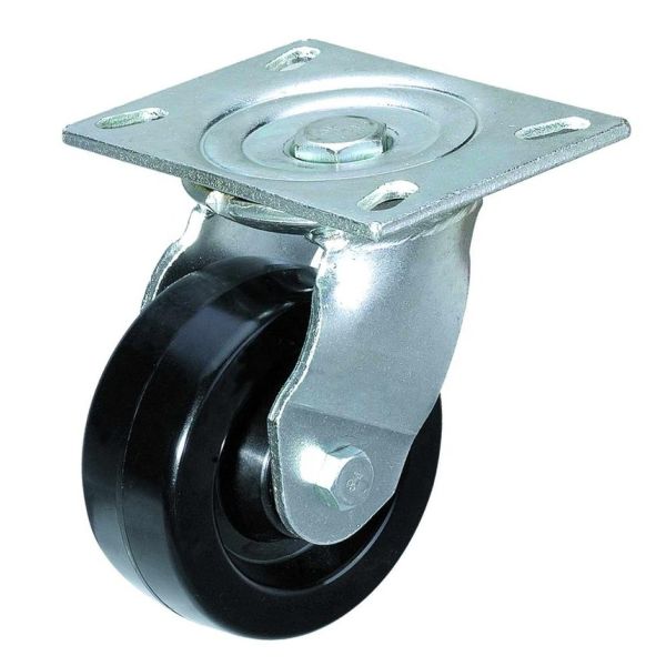Screw In Casters Featuring Plate Mounting Type Providing Movement for Industrial Equipment and Heavy Duty Applications