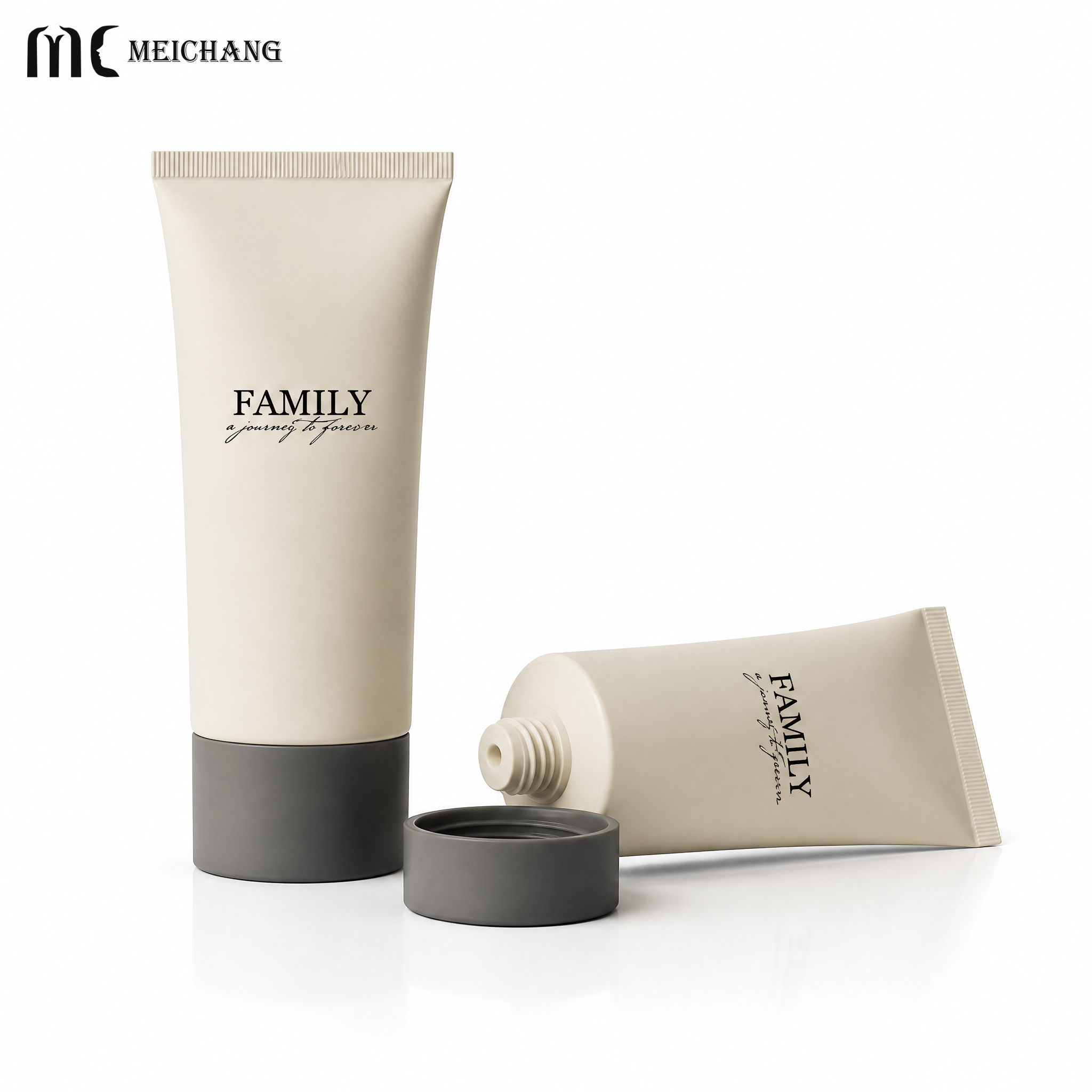 20ml 30ml 50ml 100ml 120ml 150ml Flat Oval PE Cosmetic Squeeze Tube for Hand Cream & Lotion(MC-711)