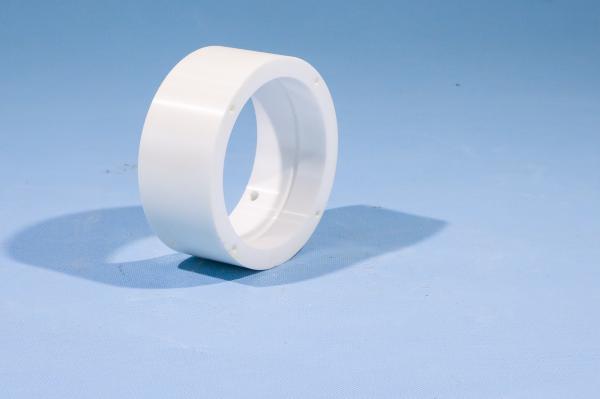 Porous 99 % High Alumina Zirconia Ceramic Parts , Inclined Zirconia protective Tube / Pipe