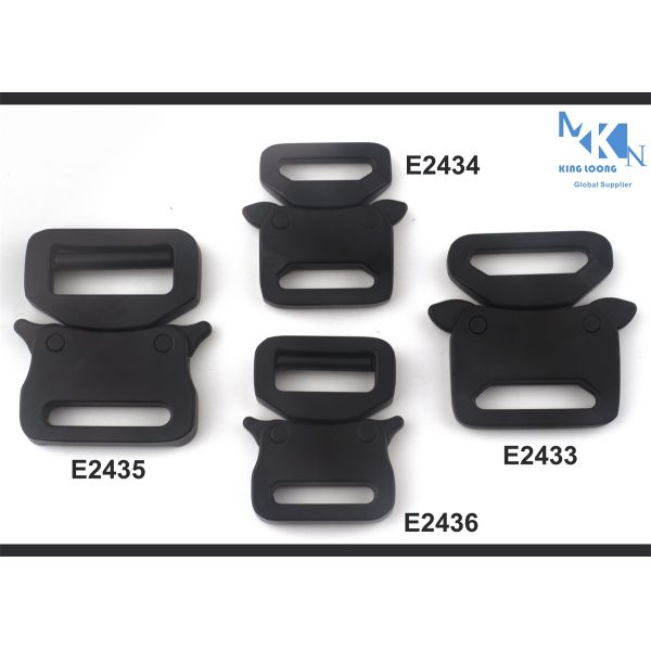 Matte Black Metal Belt Buckle With Polish And Electroplating Surface