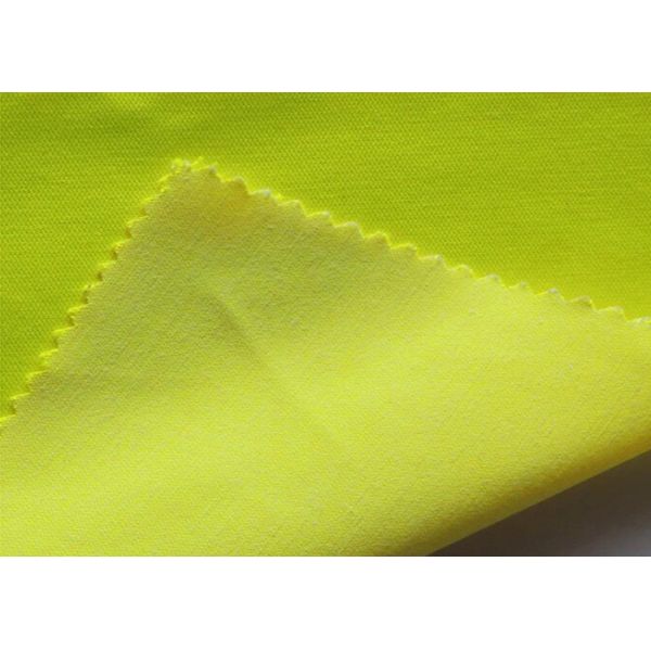 EN20471 55% Cotton 45% Polyester HI VIS Fluorescent Fabric For Workwear
