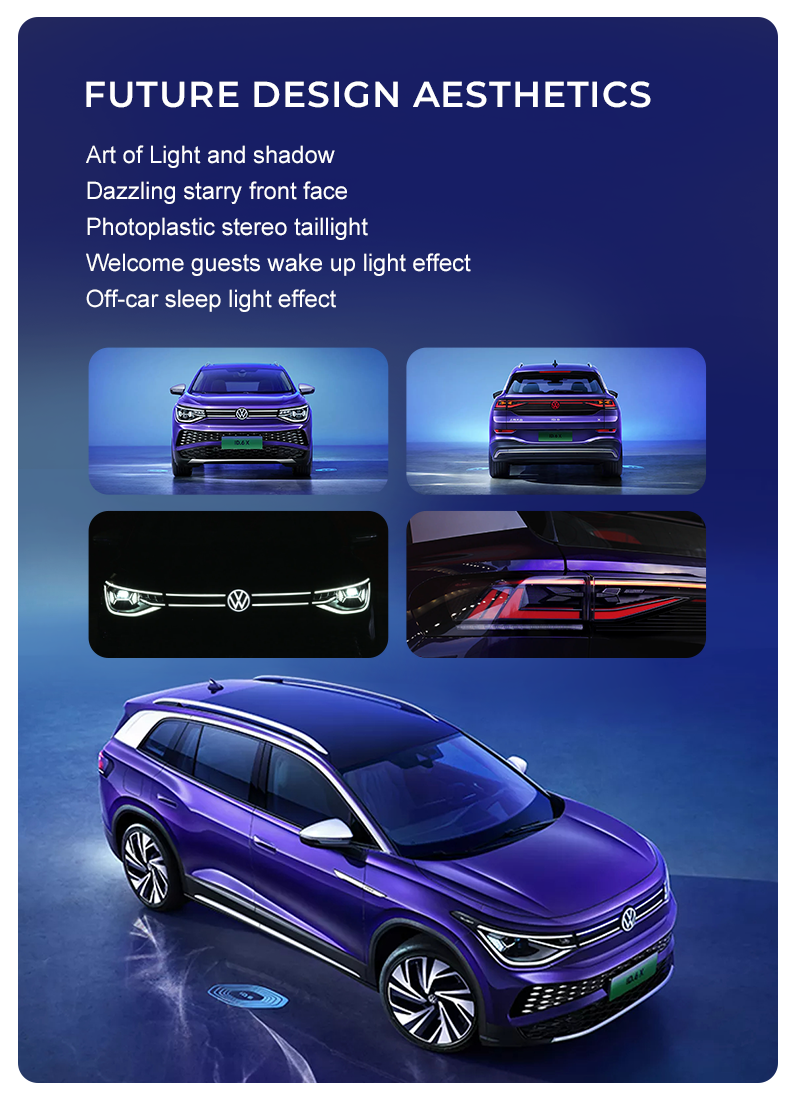 ID6X VW Electric Car 235/50 R20 ID 6 Electric SUV Electric Steering Wheel Assist