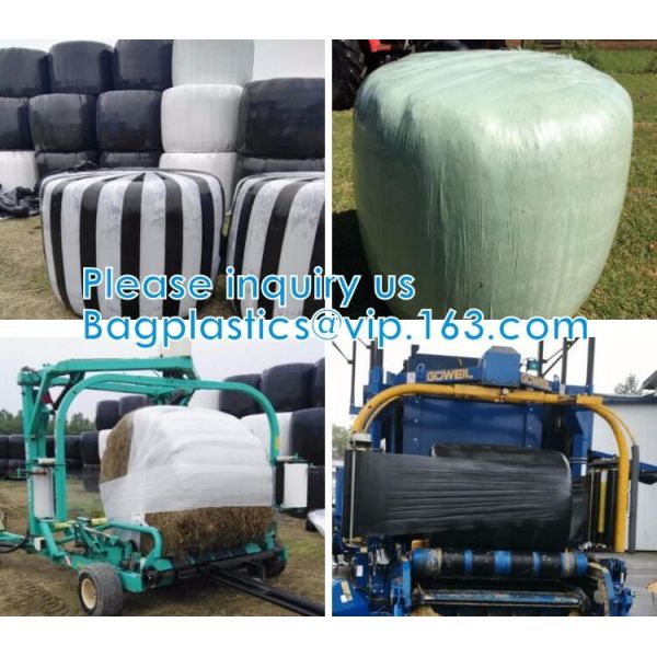 UV Resistant Preserve Silage, Hay, Maize Protection Wrap Film Agriculture Grass Bale Pack Silage Stretch Film
