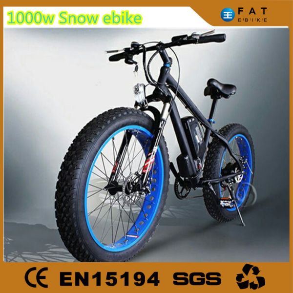 Most Powerful Fat Tire Electric Bike 1000W With Aluminum Alloy Frame